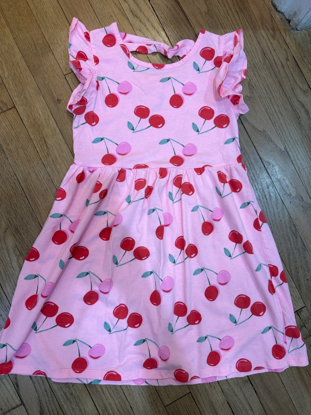 Freestyle Revolution Pink Dress with Red Cherry Print